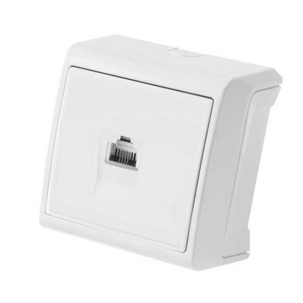 Viko Vera Sıvaüstü Beyaz Tekli Nümeris Cat3