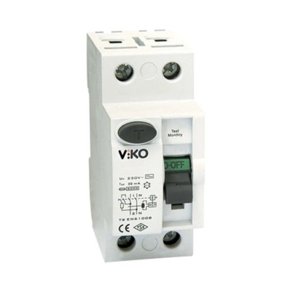 Viko VTR2-2530 2P 25A 30mA Kaçak Akım Rölesi