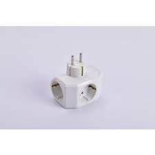 Viko Yonca Plus Üçlü Topraklı Fiş-Priz Beyaz