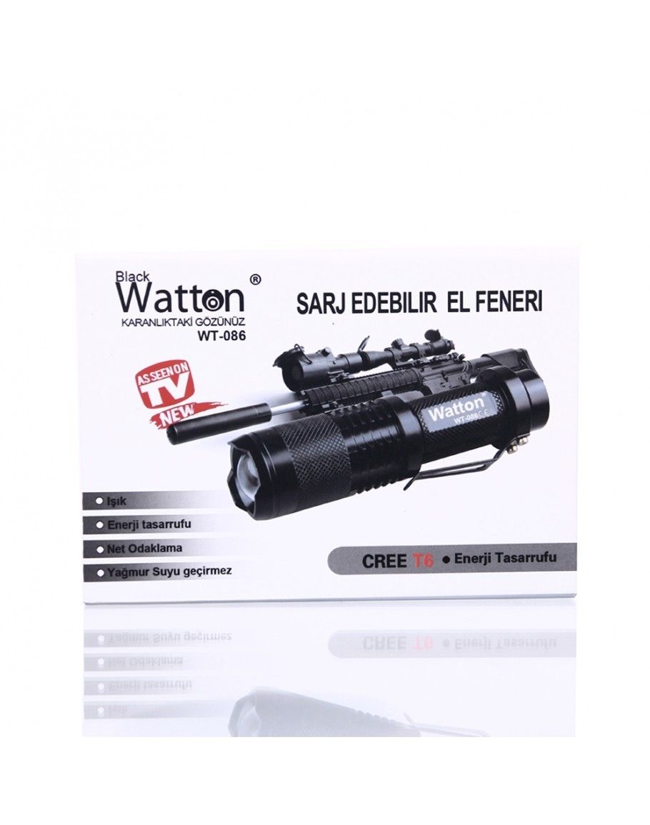 Watton WT-086 Şarjlı El Feneri