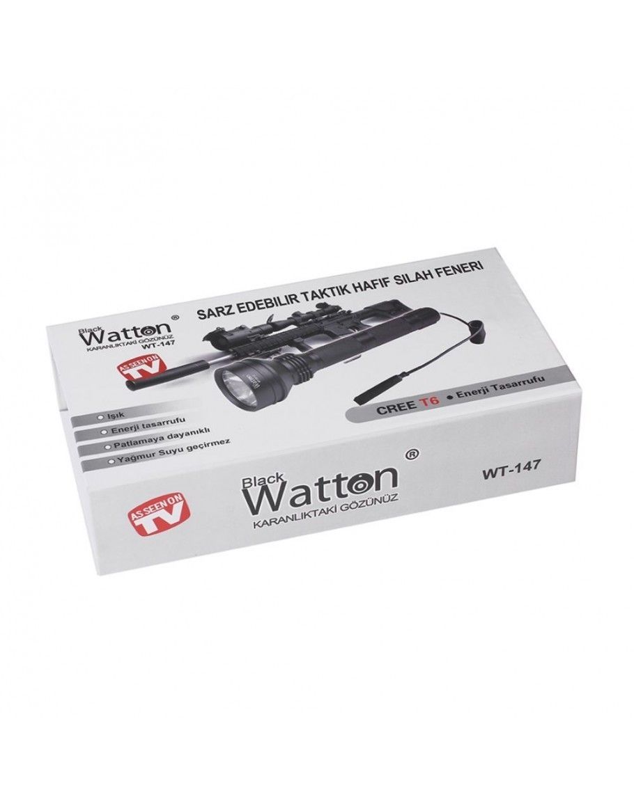 Watton WT-147 Şarjlı T6 Cree Led El Feneri