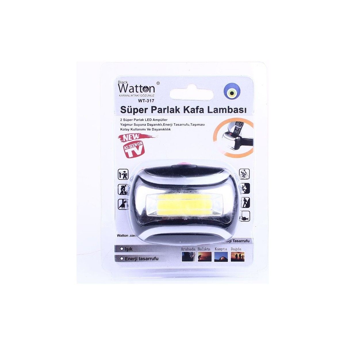Watton WT-317 Ultra SMD AAA Plli Kafa Feneri