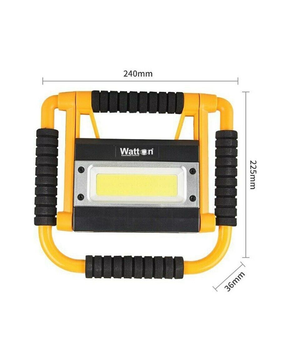 Watton WT-328 20W Şarjlı Seyyar Led Projektör