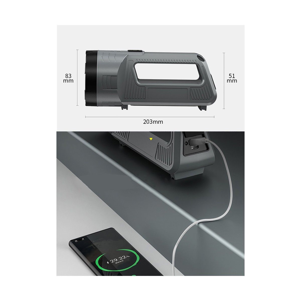 Watton WT-603 Şarjlı El Feneri