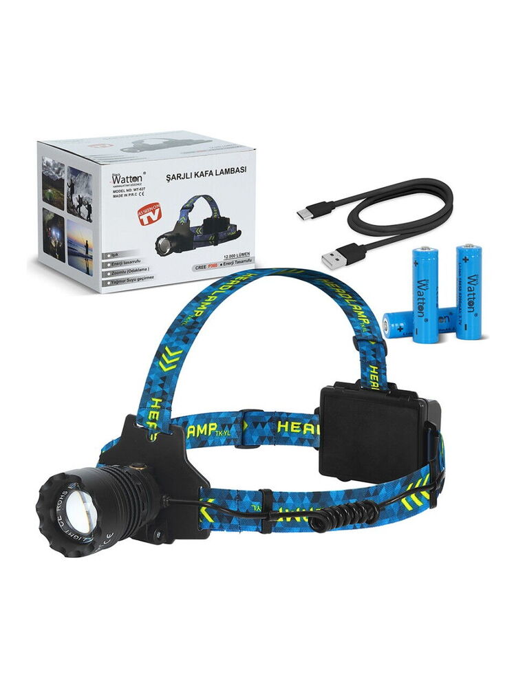 Watton WT-627 Şarjlı Kafa Lambası