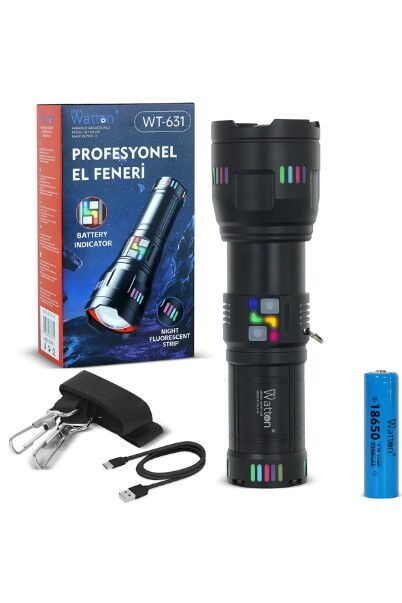Watton WT-631 Profesyonel Şarjlı El Feneri