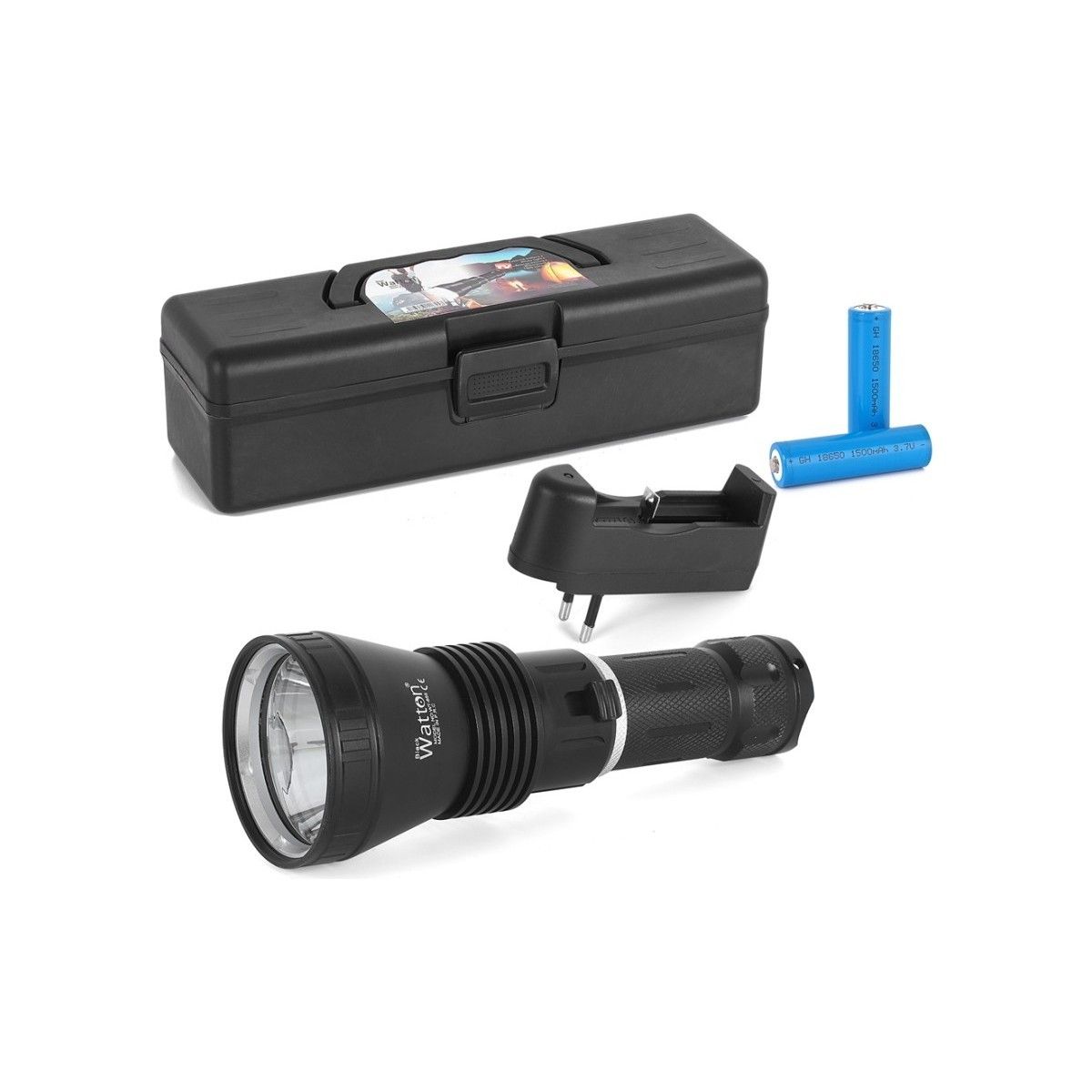 Watton WT-655 1200 Lümen Metal El Feneri