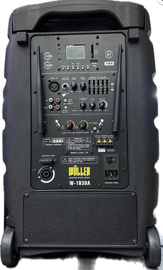 Wöller W-1030A 10" 300W 2 El Aktif Kabin Hoparlör