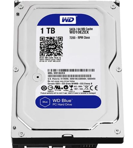WD 3.5" 1Tb WD10EZEX 7200Rpm 64Mb Sata3 Hdd