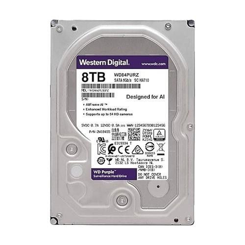 WD 3.5" 8Tb WD84PURU 5400Rpm 128Mb Sata3 Hdd