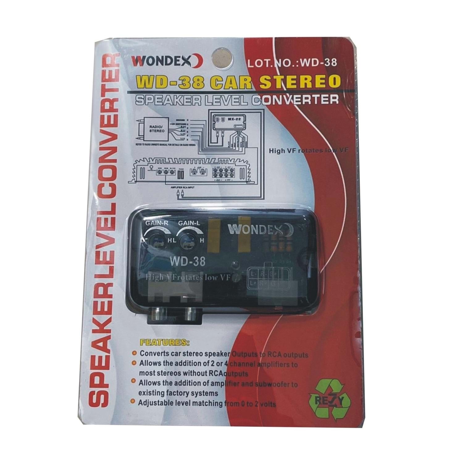 Wondex WD-38 Anfi Deck Dönüştürücü