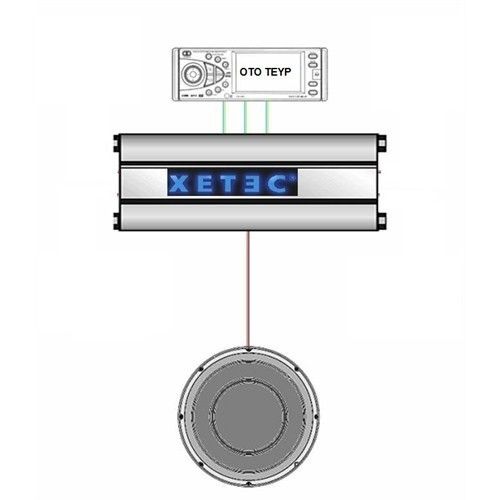 Xetec Xi-1500.1 1500W Mono Oto Anfi