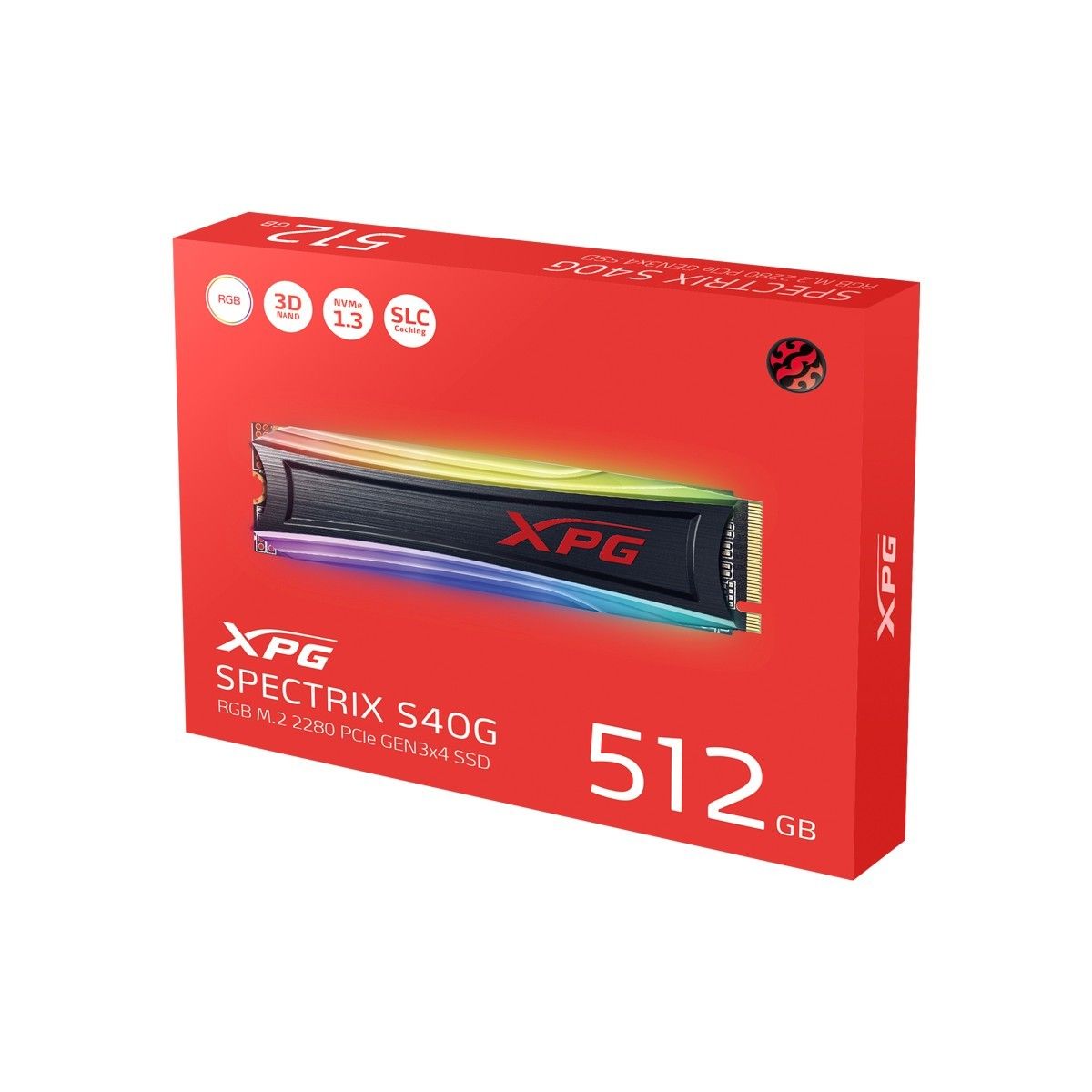 XPG Spectrix S40G 512Gb Rgb M.2 Ssd