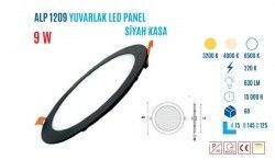 YCL ALP-1209G 9W S.Altı Yuvarlak Led Panel G.Işığı