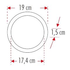 YCL ALP-1215G 15W S.Altı Yuv. Led Panel Gün Işığı