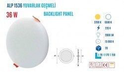 YCL ALP-1536B 36W Geçmeli Backlight Yuv. Panel Byz