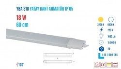 YCL YBA-318B 18W 60cm Beyaz Yatay Bant Armatür