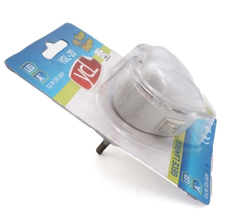 YCL YGL-20Y 0.4W Priz Tipi Led Gece Lambası Yeşil