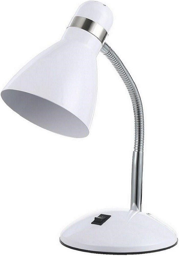 YCL YML-110B E27 Masa Lambası Metal Spiral Beyaz