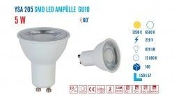 YCL YSA-205B 5W GU10 Beyaz Cob Led Çanak Ampul