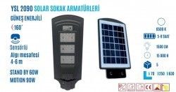 YCL YSL-2090 90W Solar Led Sokak Armatürü 6500K